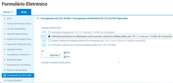 formulario IRS